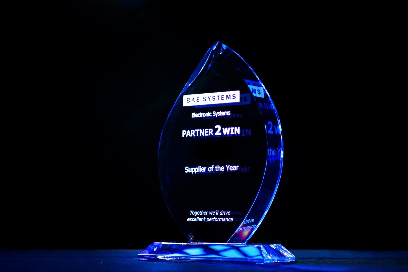 BAE Systems honors Drytech Inc. with a ‘Partner 2 Win’ Supplier of the Year award
